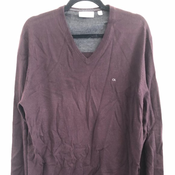Maroon Calvin Klein Sweater - Picture 1 of 3